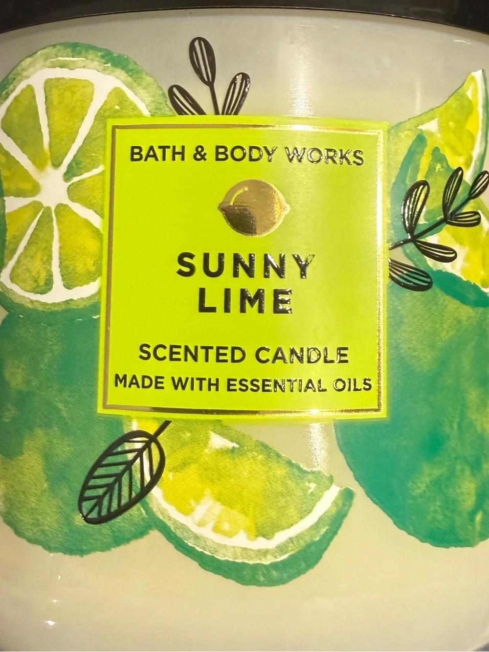 Sunny Lime Candle - Picture 2 of 2